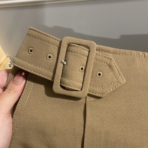 club monaco self buckle pant camel - Picture 4 of 7